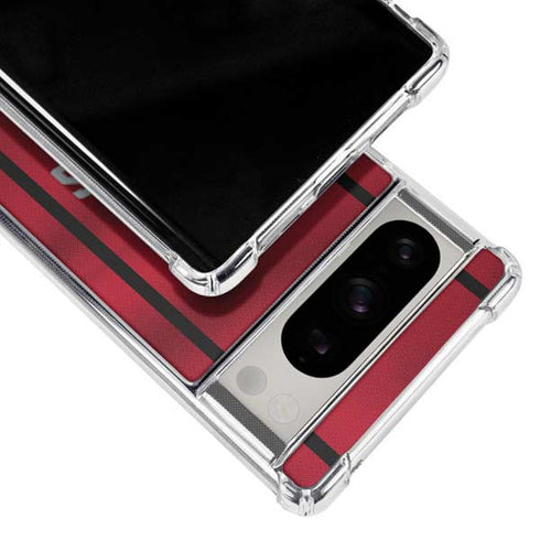 NBA Houston Rockets Jersey Google Pixel 8 Pro Clear Case